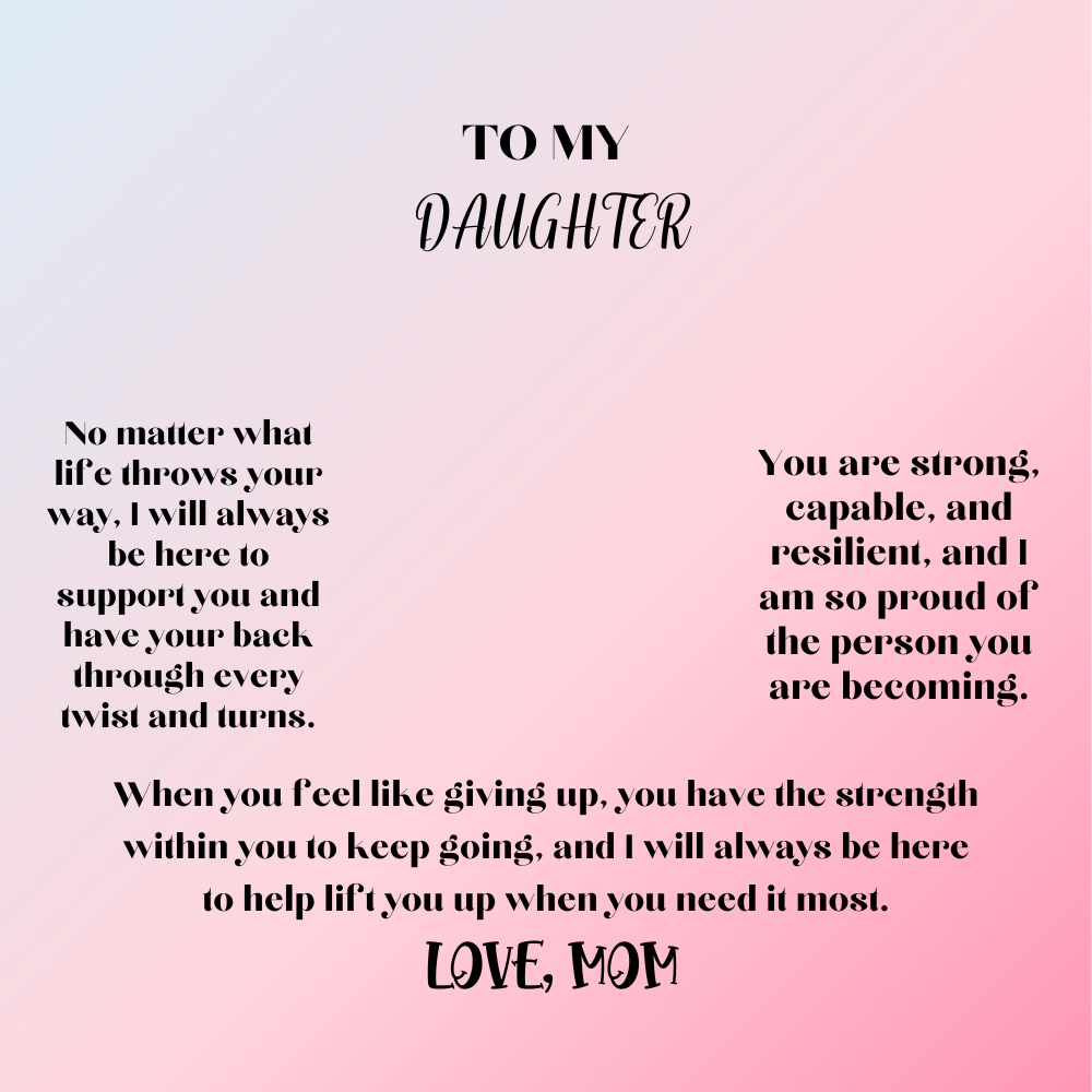 To My Daughter-Love Knot Necklace