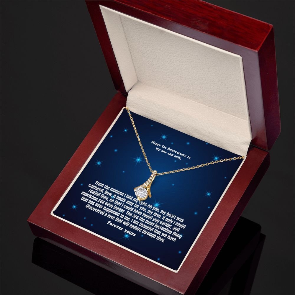 Happy 1st Anniversary-Alluring Beauty Necklace