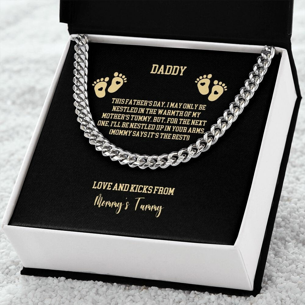 Soon to be Daddy-Cuban Link Chain