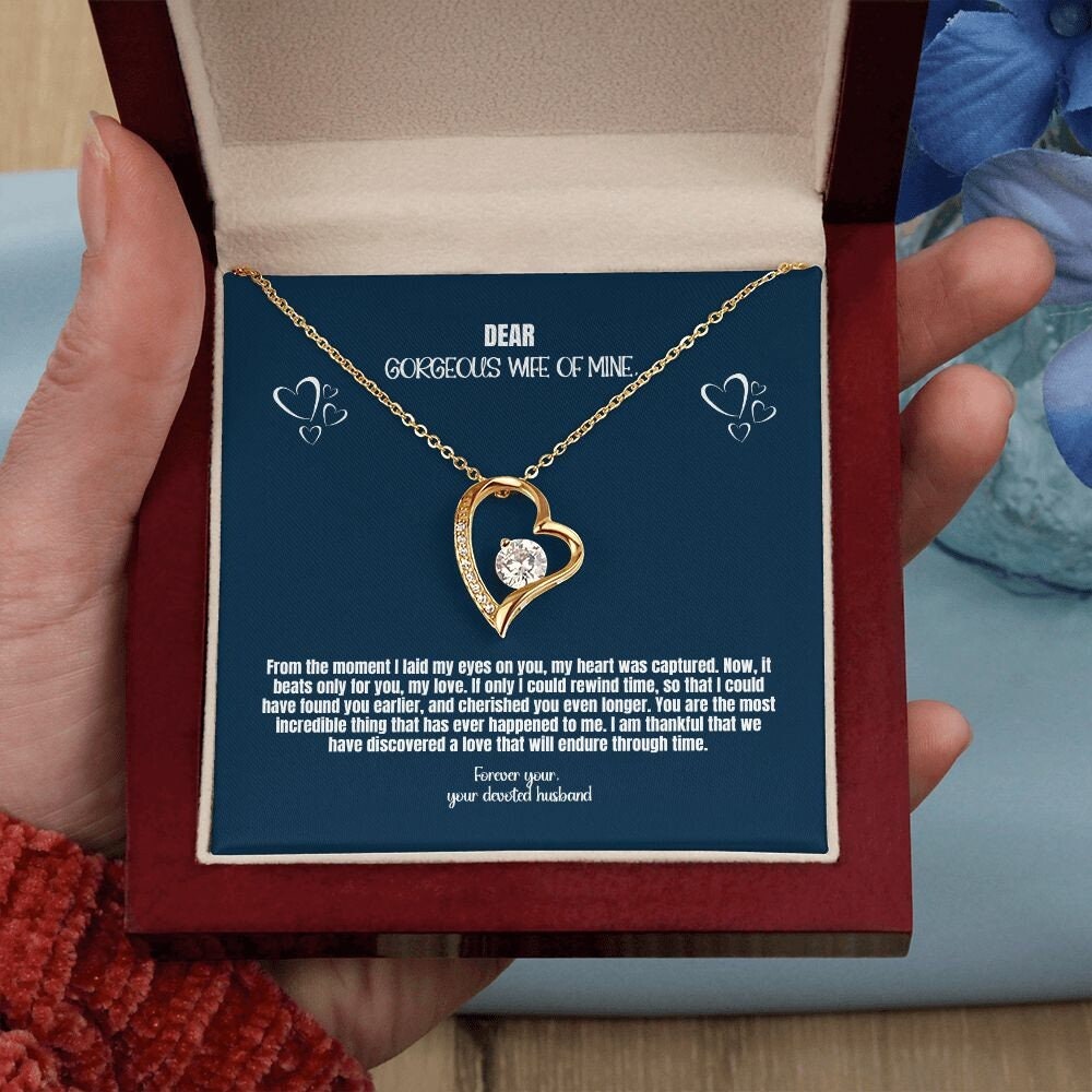 Dear Gorgeous Wife of Mine-Forever Love Necklace