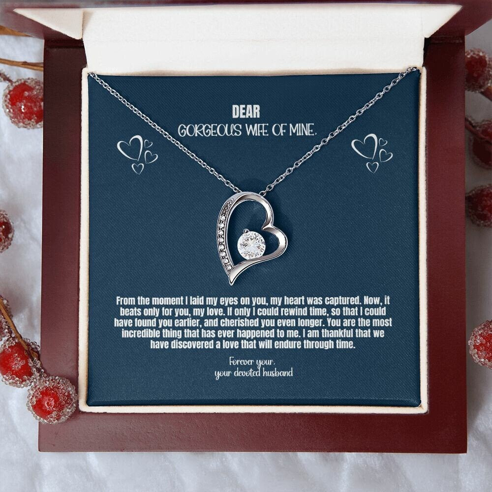 Dear Gorgeous Wife of Mine-Forever Love Necklace