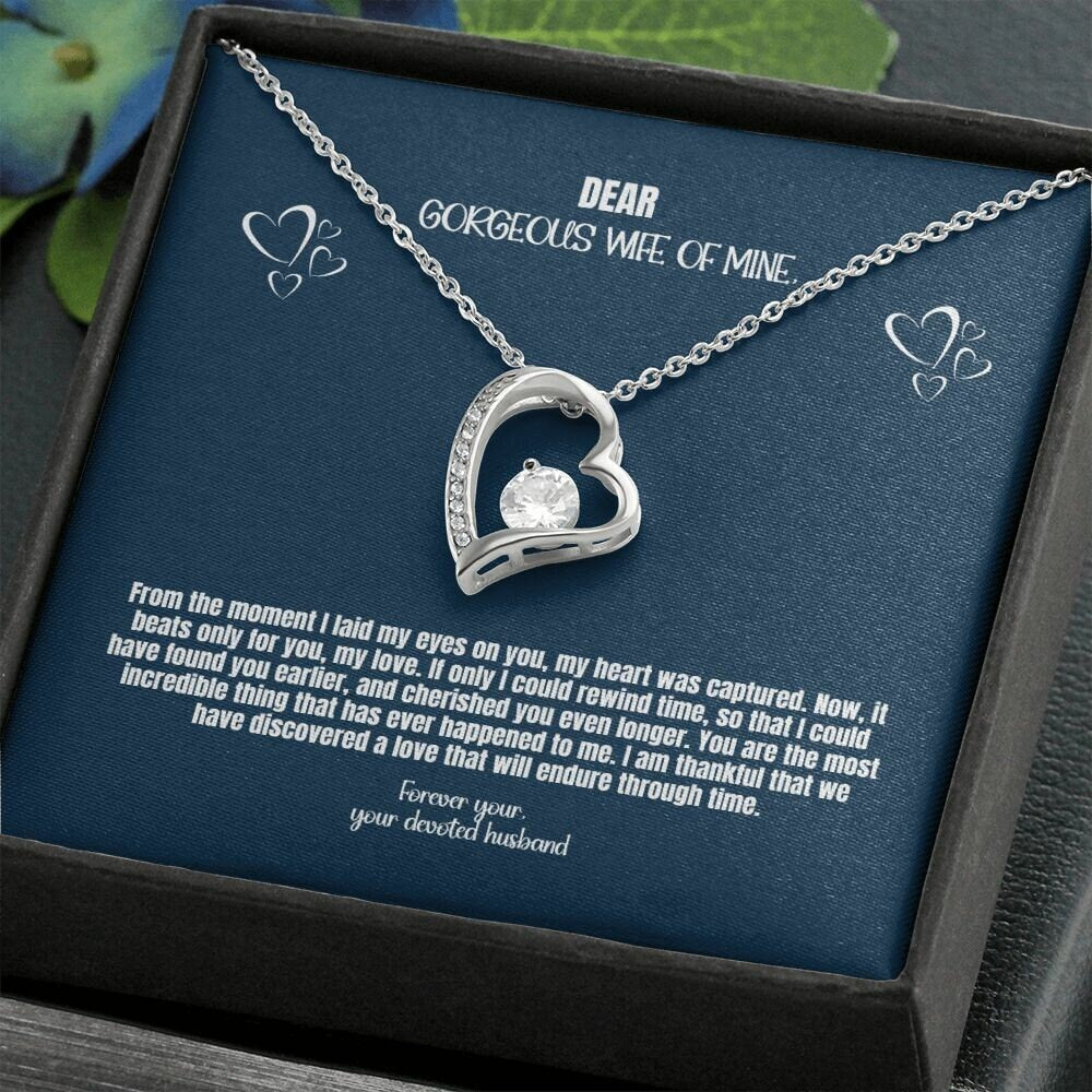 Dear Gorgeous Wife of Mine-Forever Love Necklace