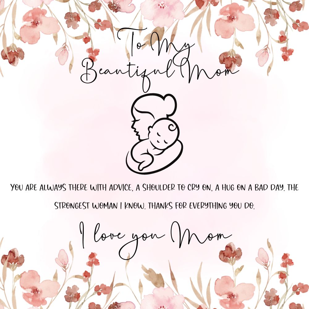To My Beautiful Mom-Love Knot Necklace