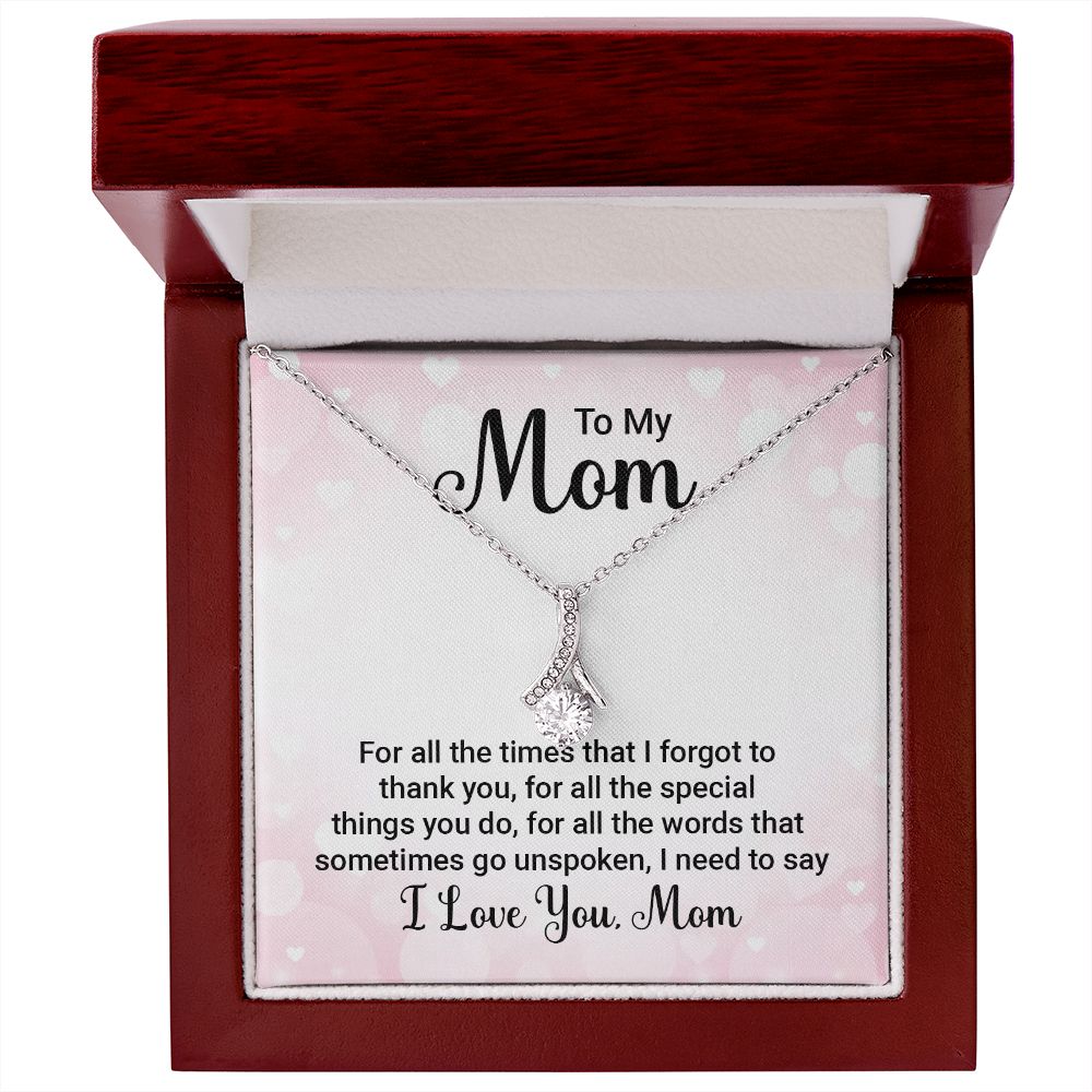 To My Mom-Alluring Beauty Necklace